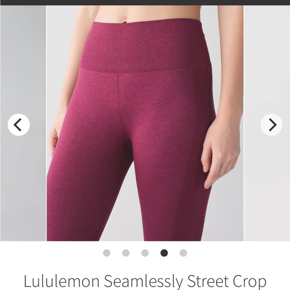 Lululemon Seamlessly Street Crop leggings size 6 - Picture 7 of 7